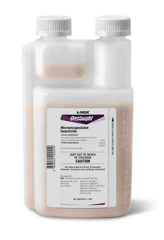 MGK Onslaught bottle for versatile pest control around homes and yards.