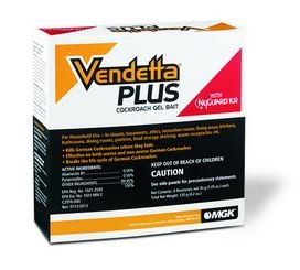 MGK Vendetta Plus roach bait with NyGuard IGR packaging for targeted indoor pest control.