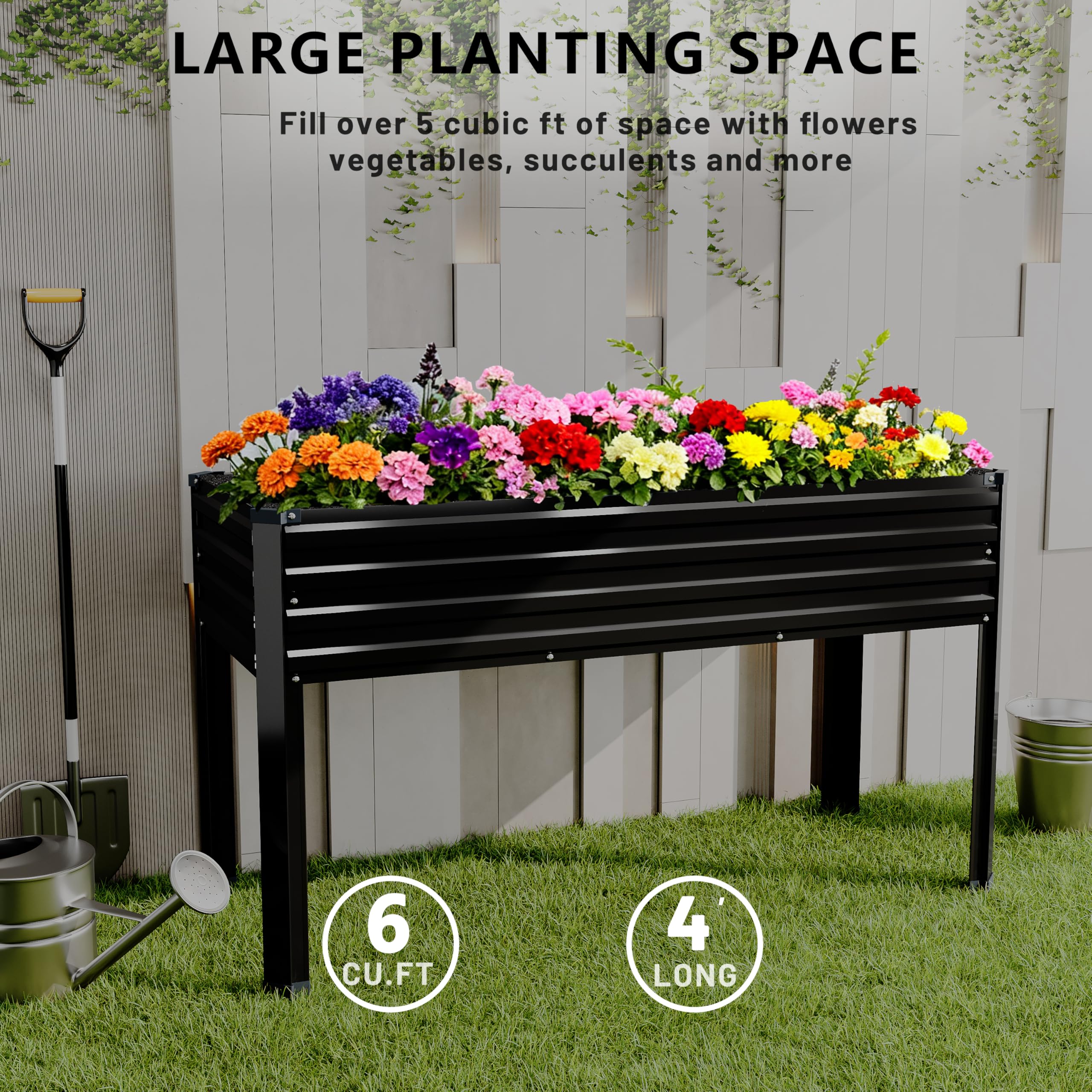 MGNO raised bed includes tools for quick assembly