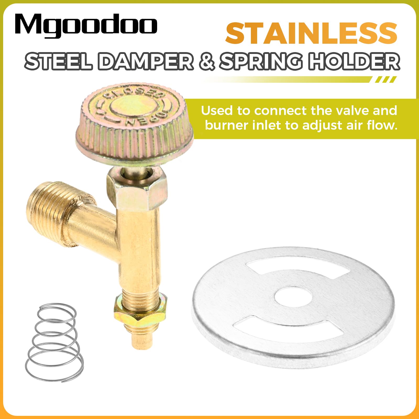 Mgoodoo high-pressure needle control for easy outdoor flame adjustment