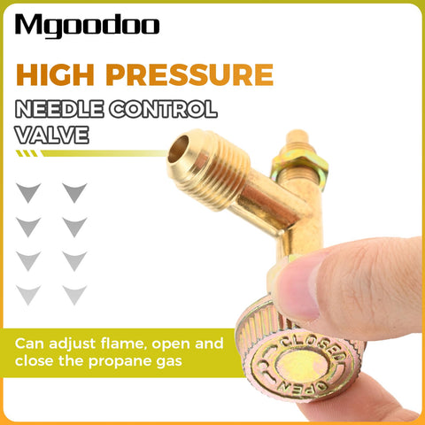 Mgoodoo outdoor cooking setup featuring a versatile valve kit
