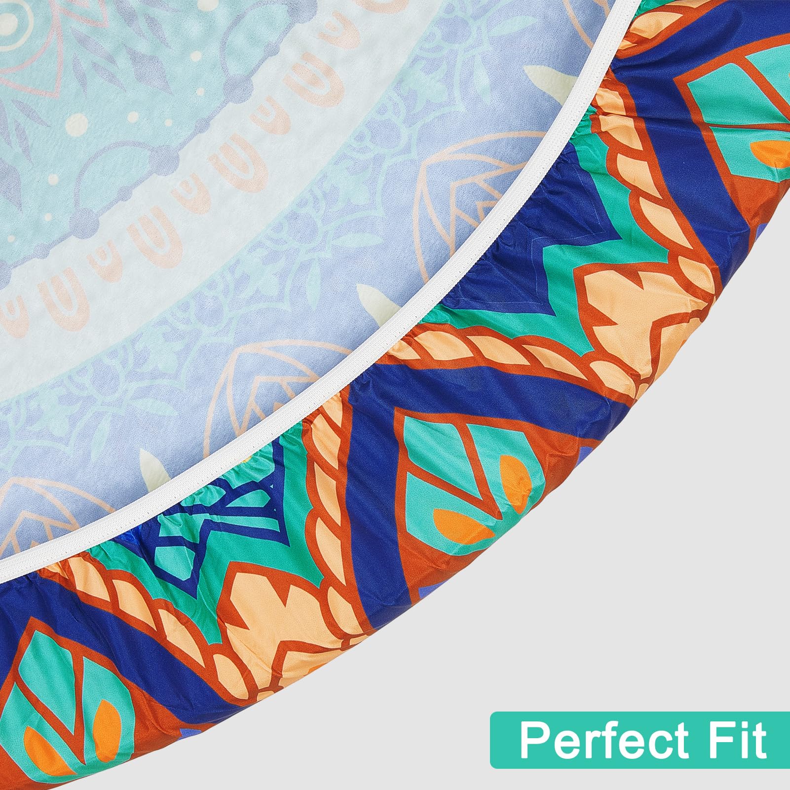 MHJY elastic design enables quick installation and keeps the cover in place during meals.