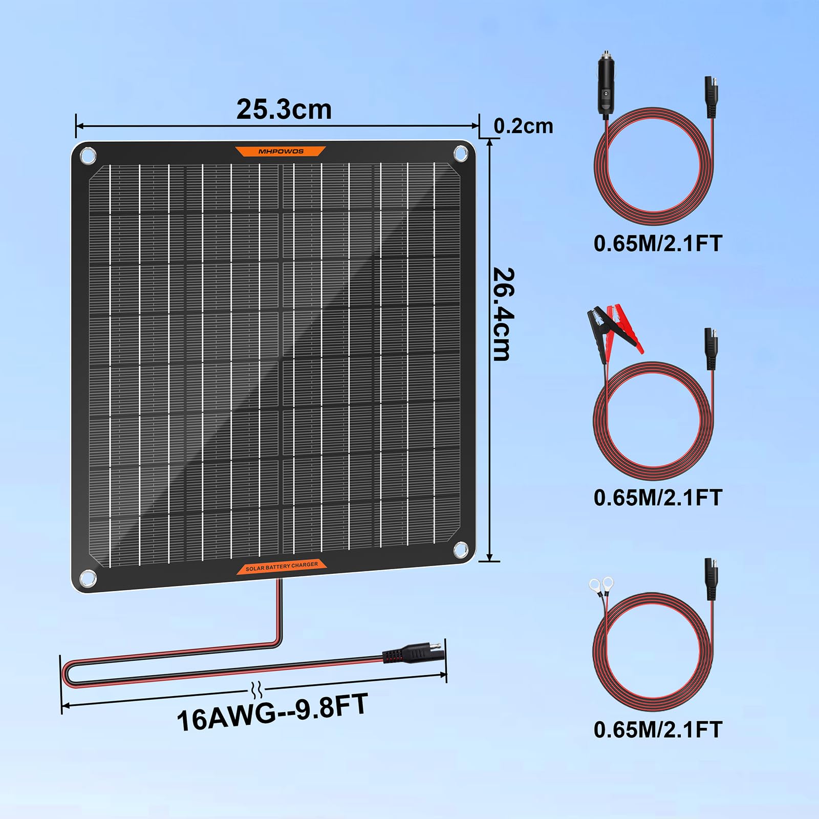 MHPOWOS plug-and-play cables for quick, mess-free setup