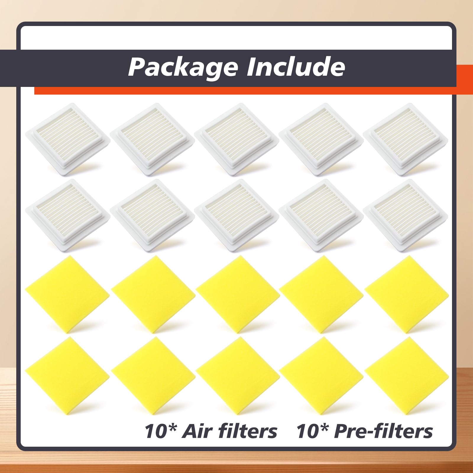 Mhrxusd installation-ready mower air filter kit setup