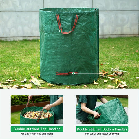 MHXWNHA yard bags folded compact for storage