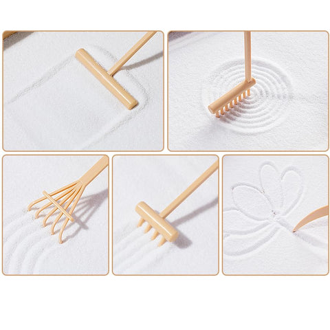 MHYGKTXRA lightweight mini rake ideal for portable Zen drawing.