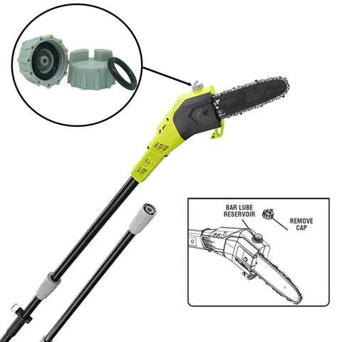 MHYYT oil cap for Ryobi P4360 side view with easy installation and reliable sealing.