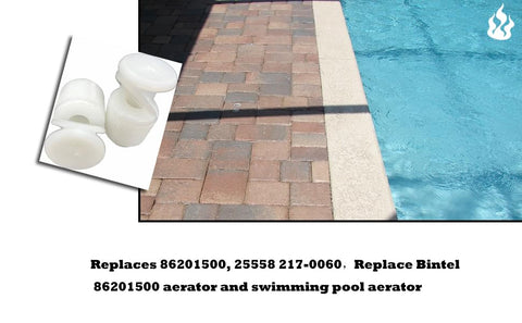 MHYYT 86201500 replacement pool jet nozzle aerator shows aeration effect for refreshed water flow.