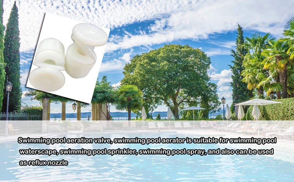 MHYYT 86201500 replacement pool jet nozzle aerator demonstrates durable, UV-stabilized construction.