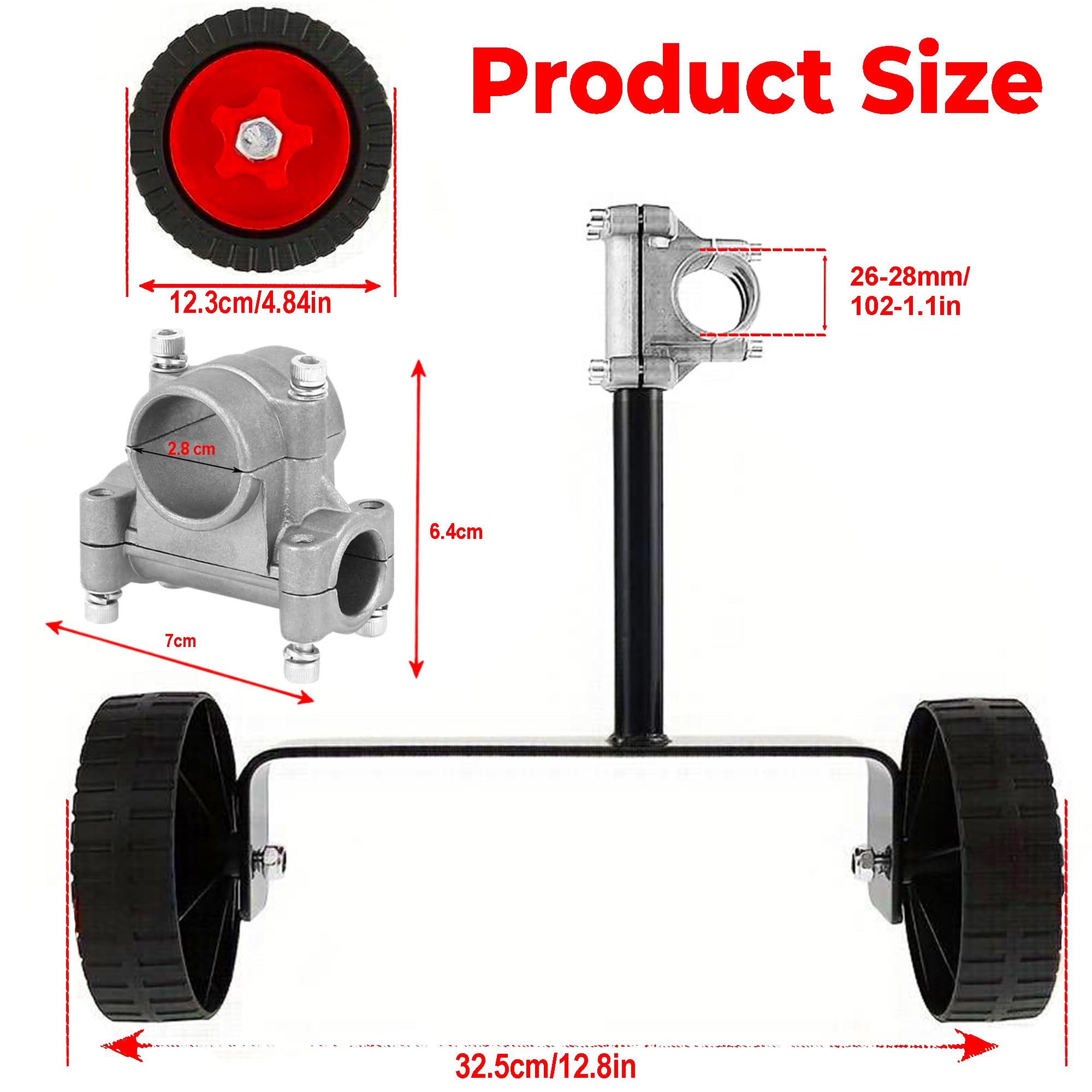 MIAN MU trimmer wheel speeds up trimming sessions.