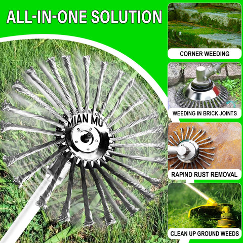 MIAN MU universal fit trimmer head shows compatibility with major brands for easy upgrades