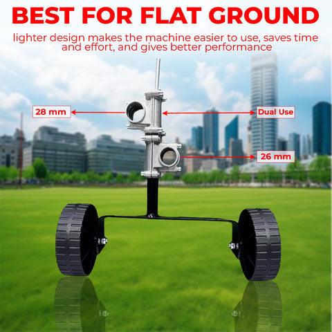 MIAN MU trimmer wheel works with multiple trimmers for yard flexibility.