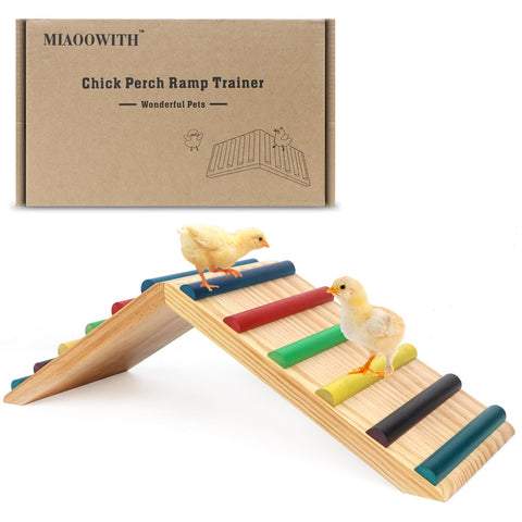 MIAOOWITH rainbow perch overview showing 2-in-1 design for coops