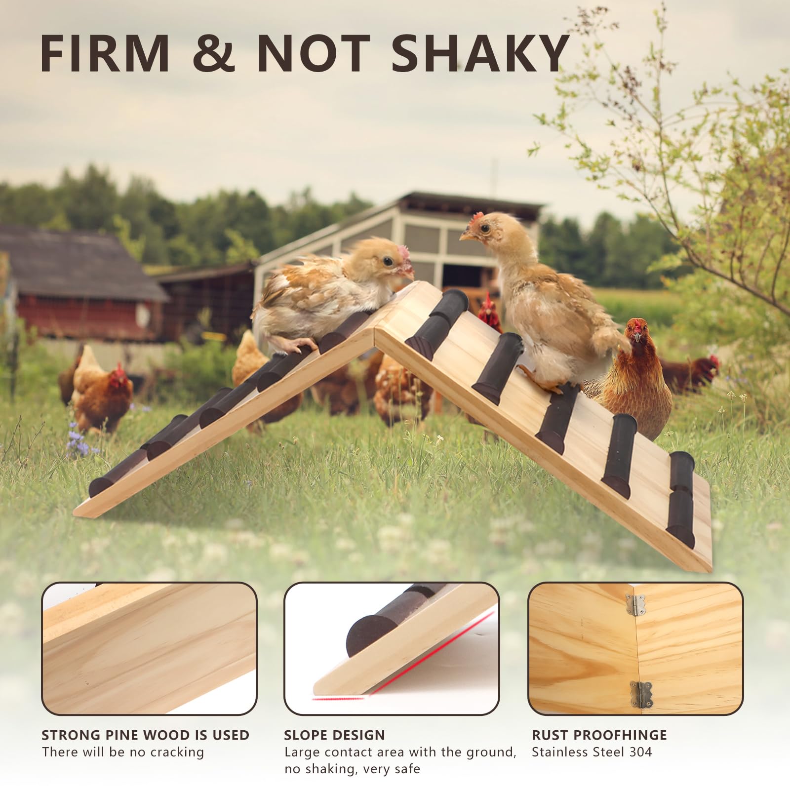 MIAOWITH spacious-perch design provides chicks with roomy lounging and climbing space.