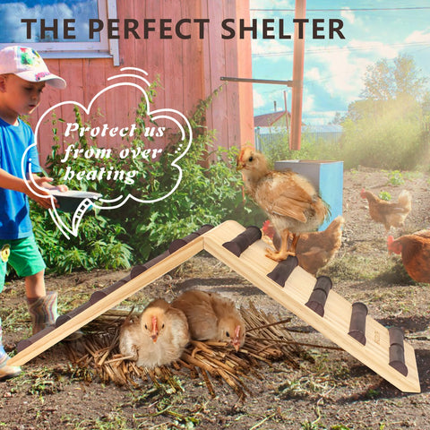 MIAOWITH sturdy pine wood material highlights durable construction for long-lasting roosts.