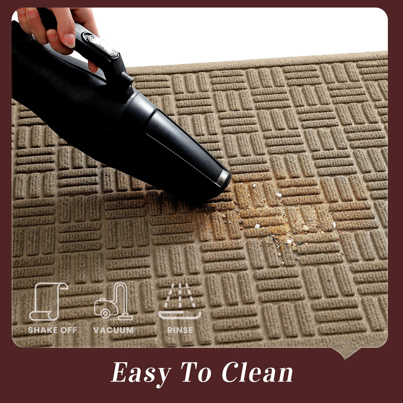Mibao all-weather mat suitable for indoor and outdoor entrances