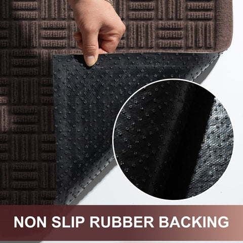 Mibao coffee color entrance mat complements indoor and outdoor decor.