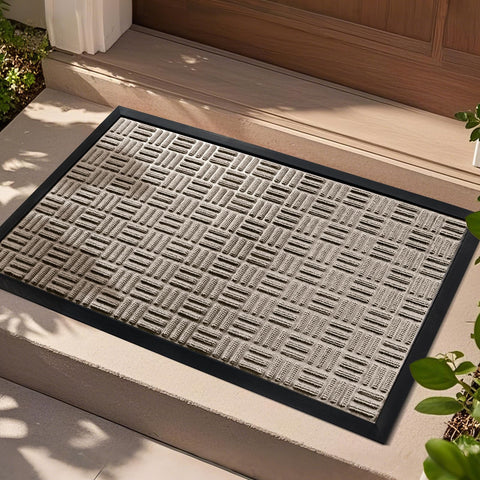 Mibao all-weather mat works outdoors or indoors through seasons.