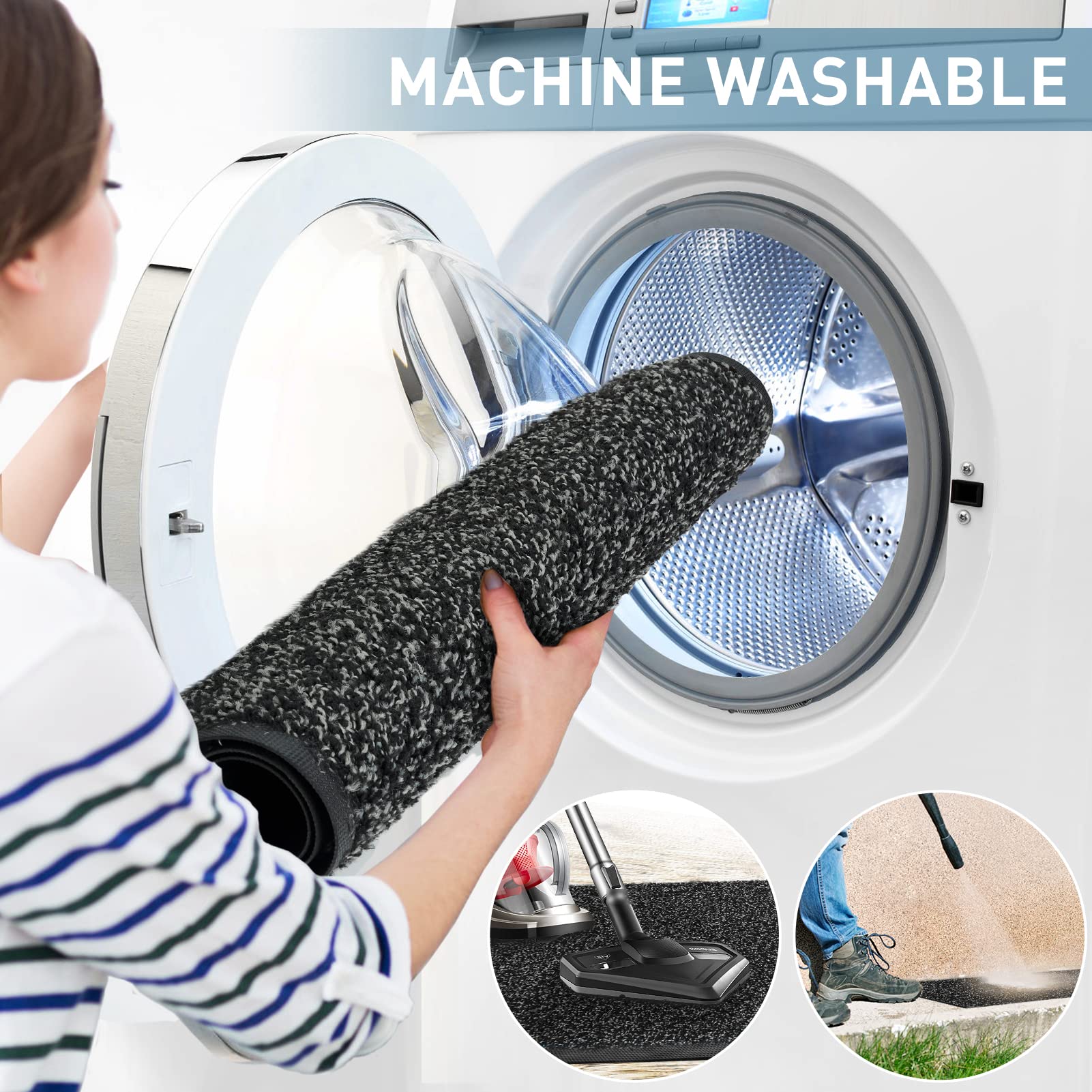 Mibao mat easy to clean by rinsing and air drying