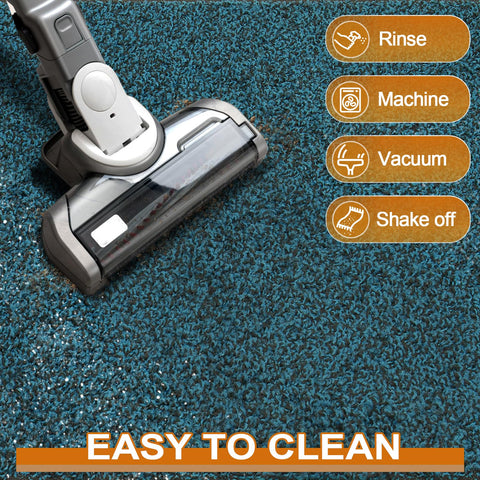 Mibao front door mat machine washable for easy refresh.