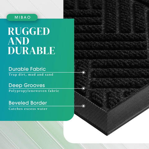 Mibao low-profile design ensures smooth door operation.