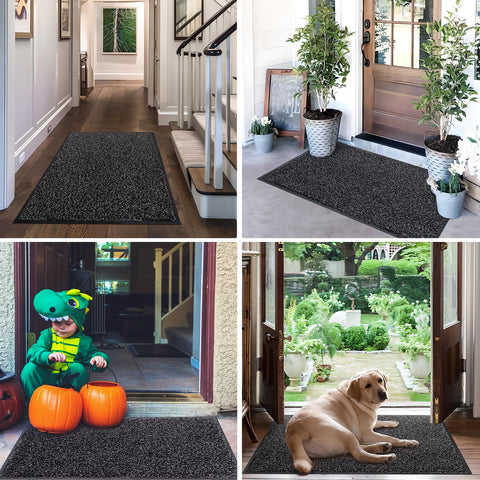 Mibao low-profile entry mat blends with any decor.