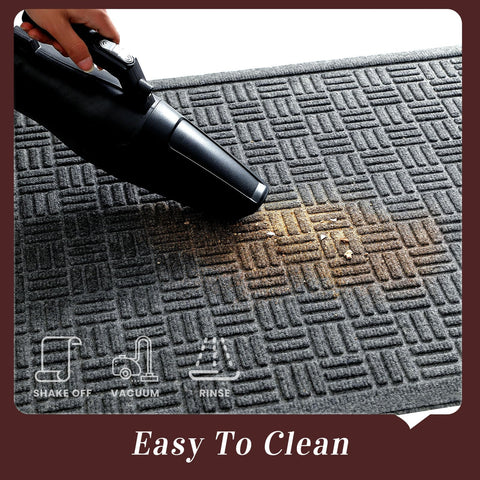 Mibao low-profile mat fits under doors without sticking