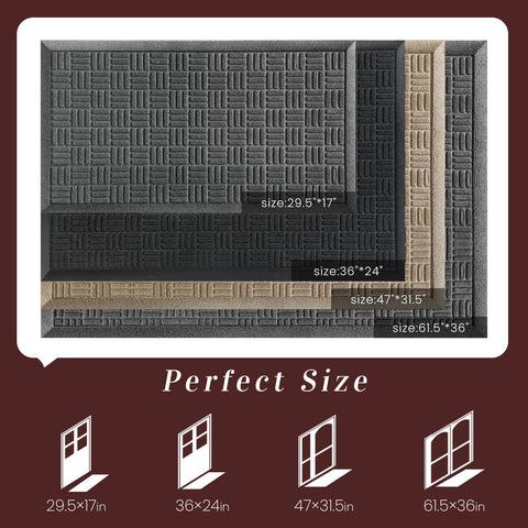 Mibao non-slip rubber-backed mat stays in place on dry floors
