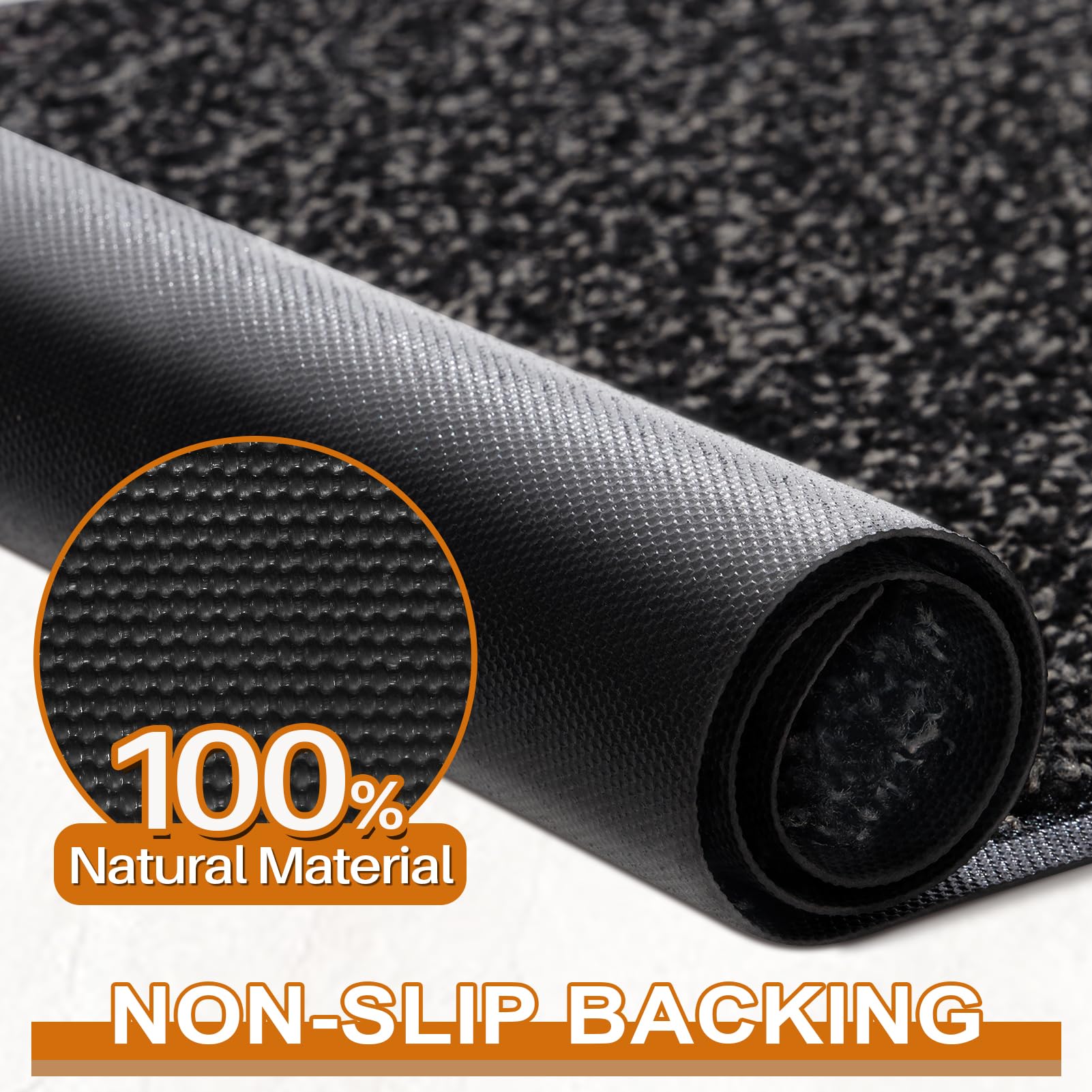 Mibao durable polypropylene surface traps dirt effectively.