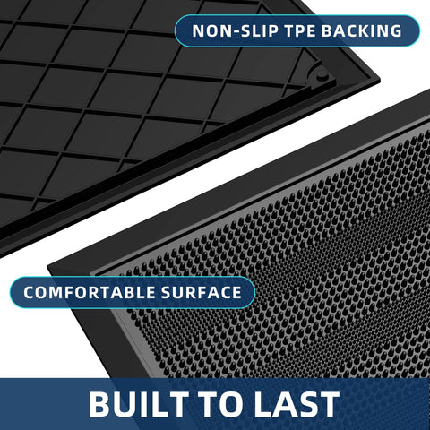 Mibao versatile mat suitable for pool areas, garages, kitchens, and outdoor showers.