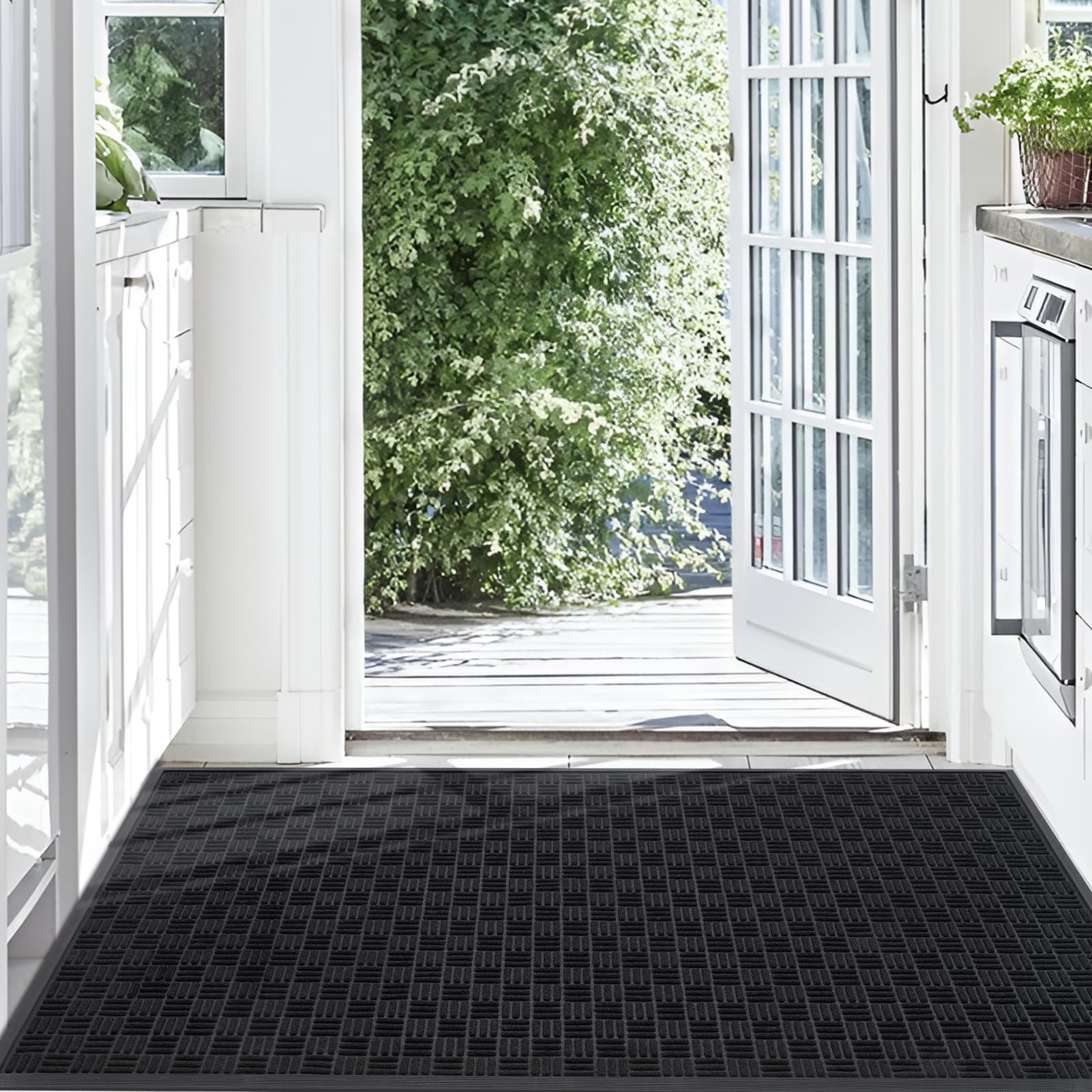 Mibao all-season doormat designed to withstand heat and cold