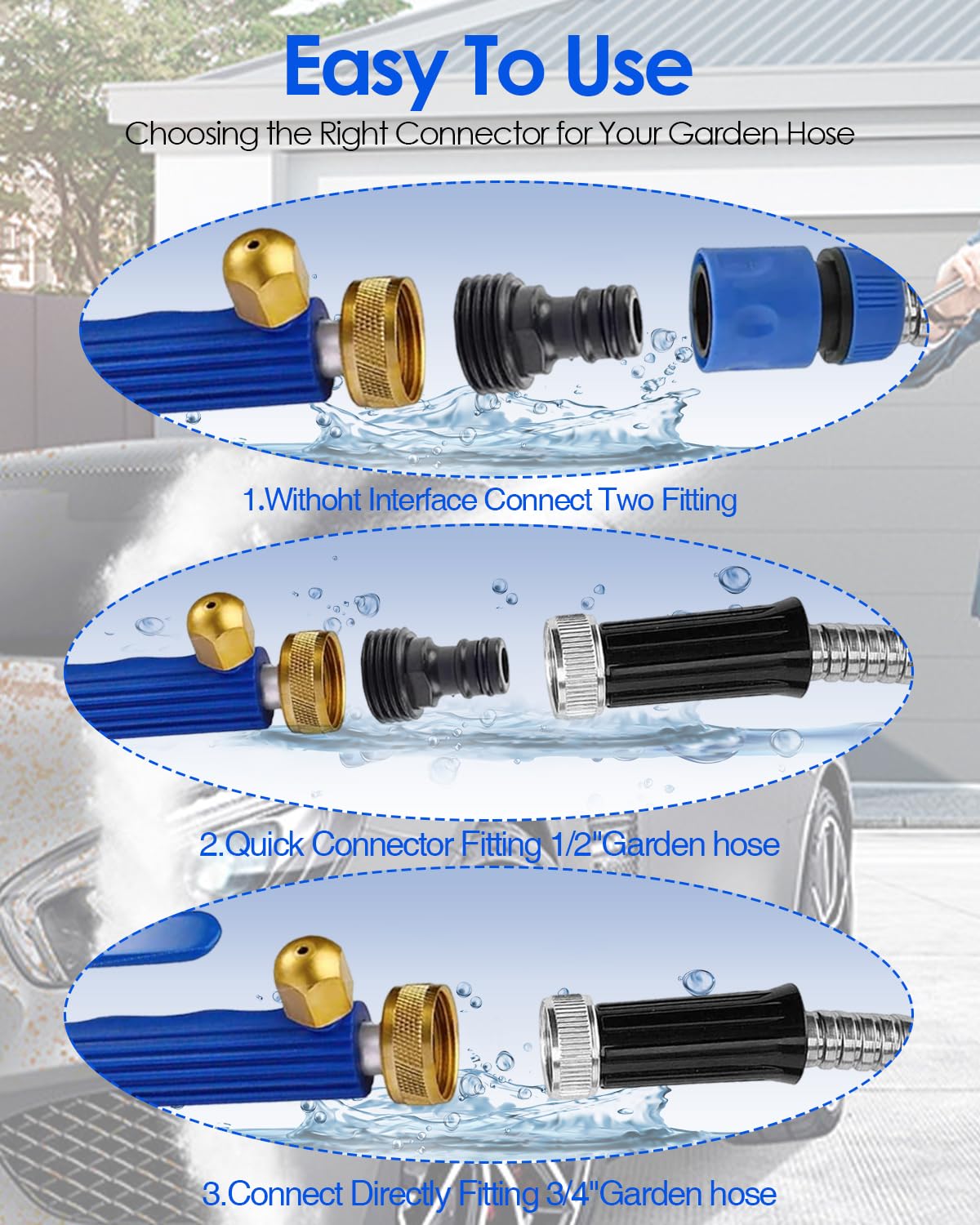 MIBIITTY linear-nozzle delivers a focused jet for cleaning