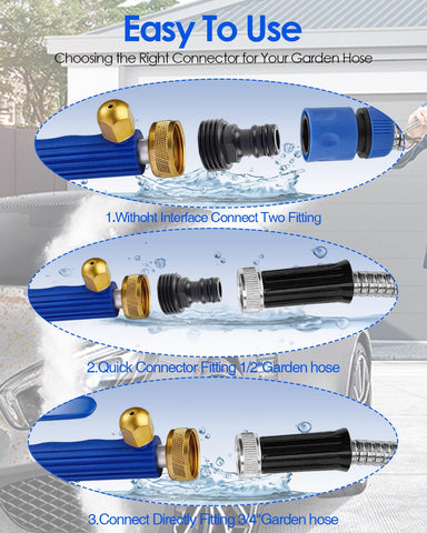 MIBIITTY linear-nozzle delivers a focused jet for cleaning
