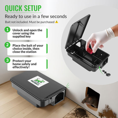 Mice&Co durable plastic construction designed for year-round use.