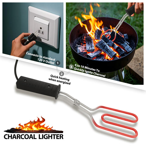 MICHOLY no-smoke charcoal ignition without lighter fluid