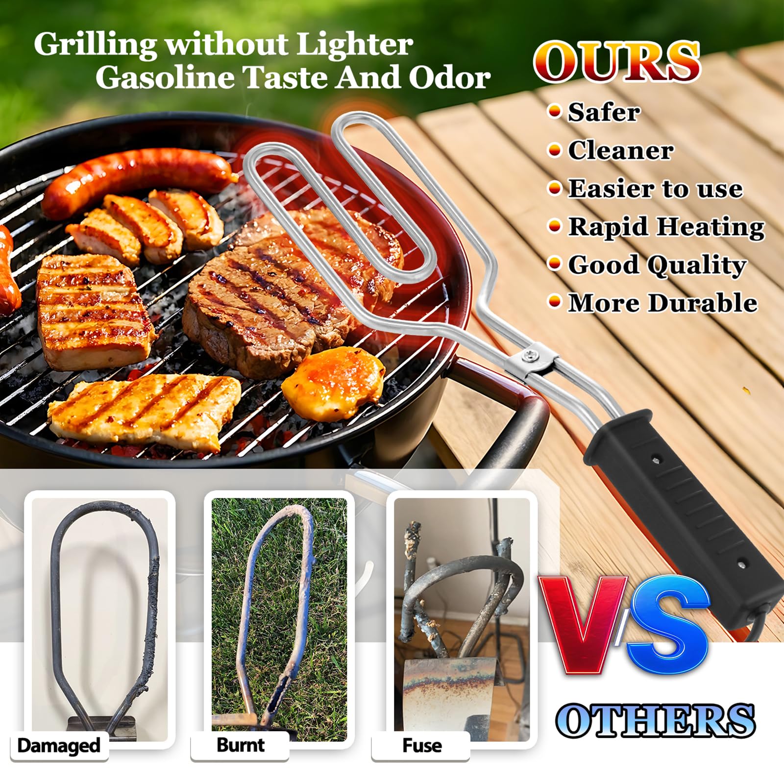 MICHOLY heat-resistant handle for safe operation