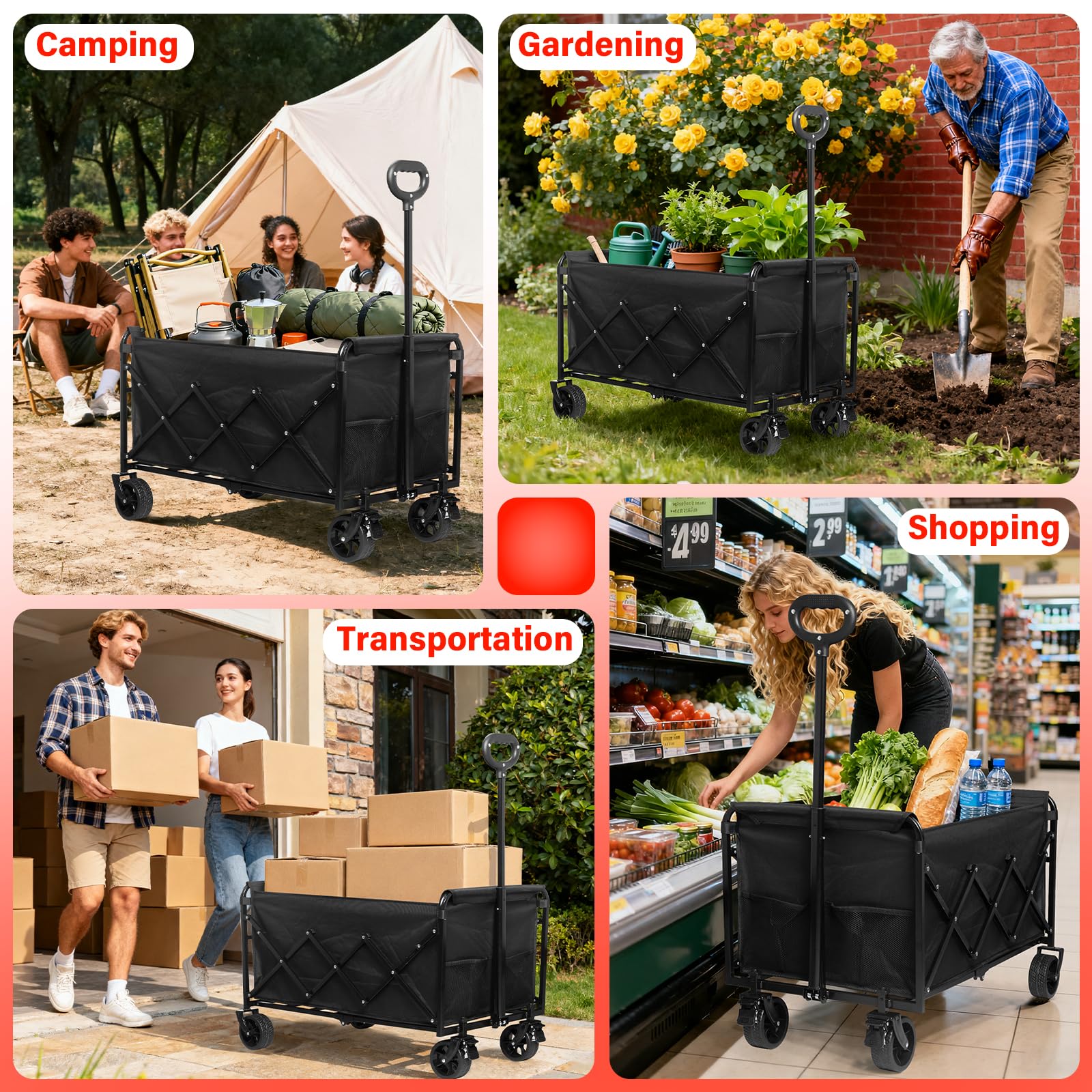 Micieitie ideal companion for camping, beach trips, shopping, and outdoor adventures