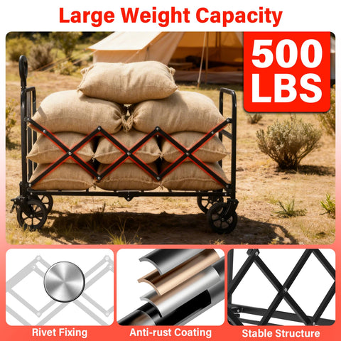 Micieitie 220L cargo space fits chairs, gear, and groceries neatly