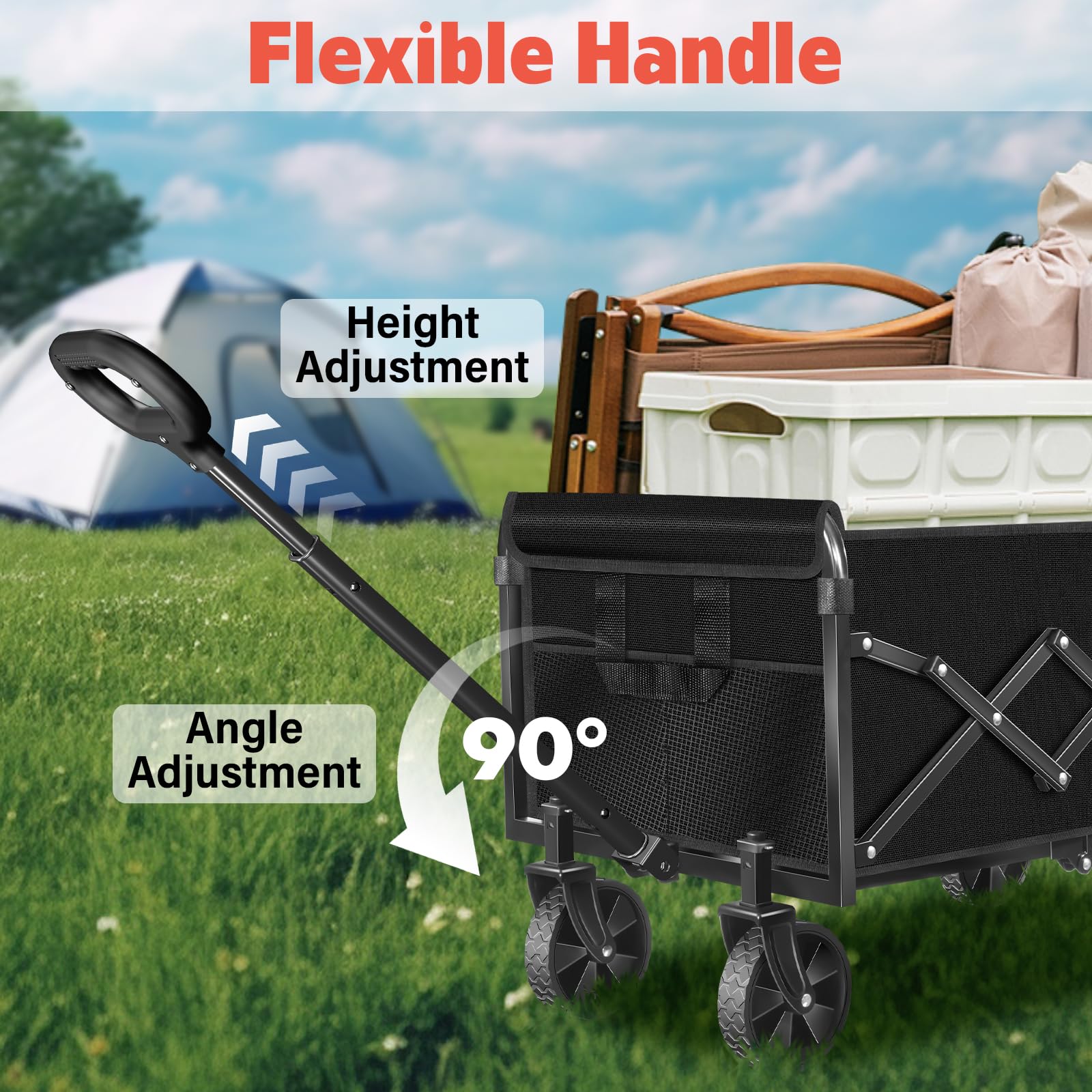 Micieitie compact design eases transfers from car to campsite.