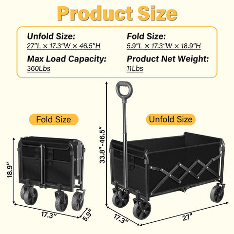 Micieitie camping wagon ready for outdoor adventures
