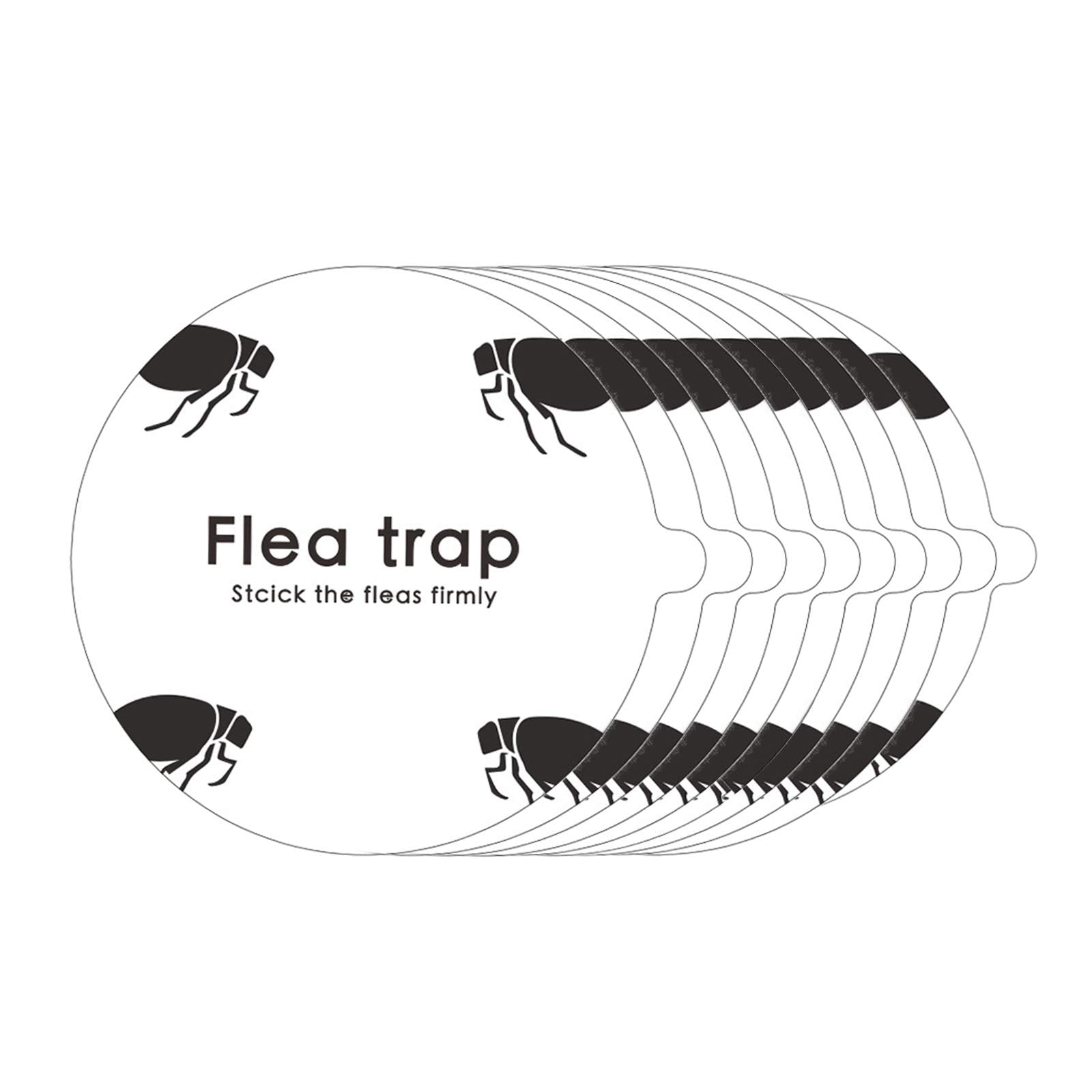 Micnaron flea trap refill ten-pack for indoor use, easy to replace.