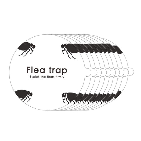 Micnaron flea trap refill ten-pack for indoor use, easy to replace.