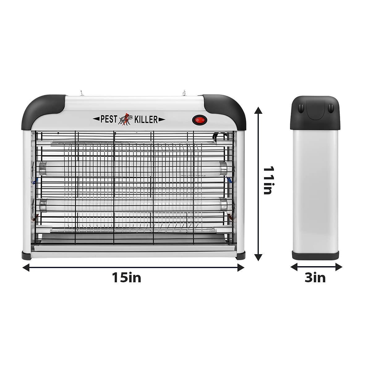 Covers up to 6000 sq ft, reducing insects across rooms and workshops.