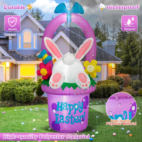 MICOCAH Easter inflatable packaged in gift box with tools and instructions