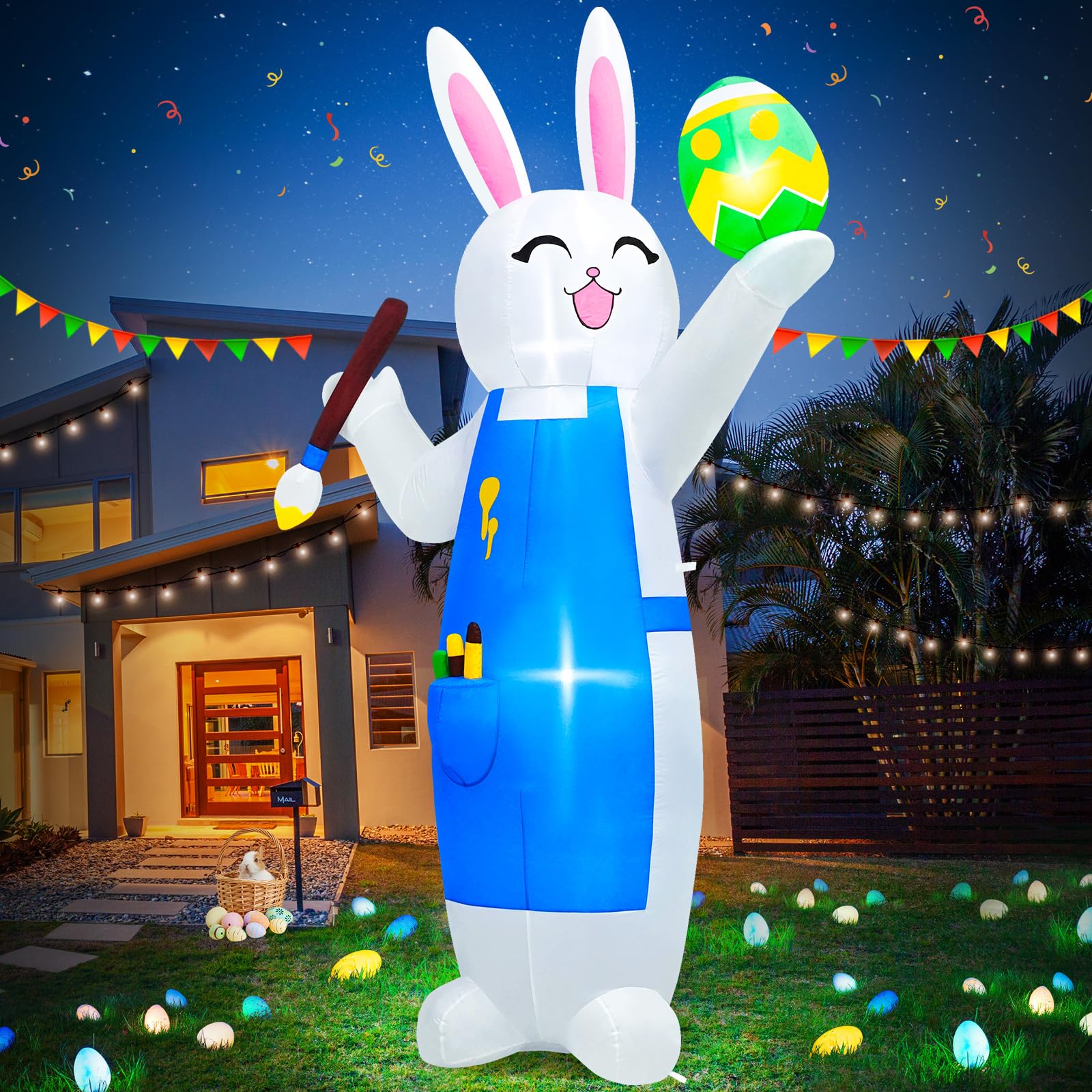 MICOCAH durable, weatherproof design stores compactly after Easter.