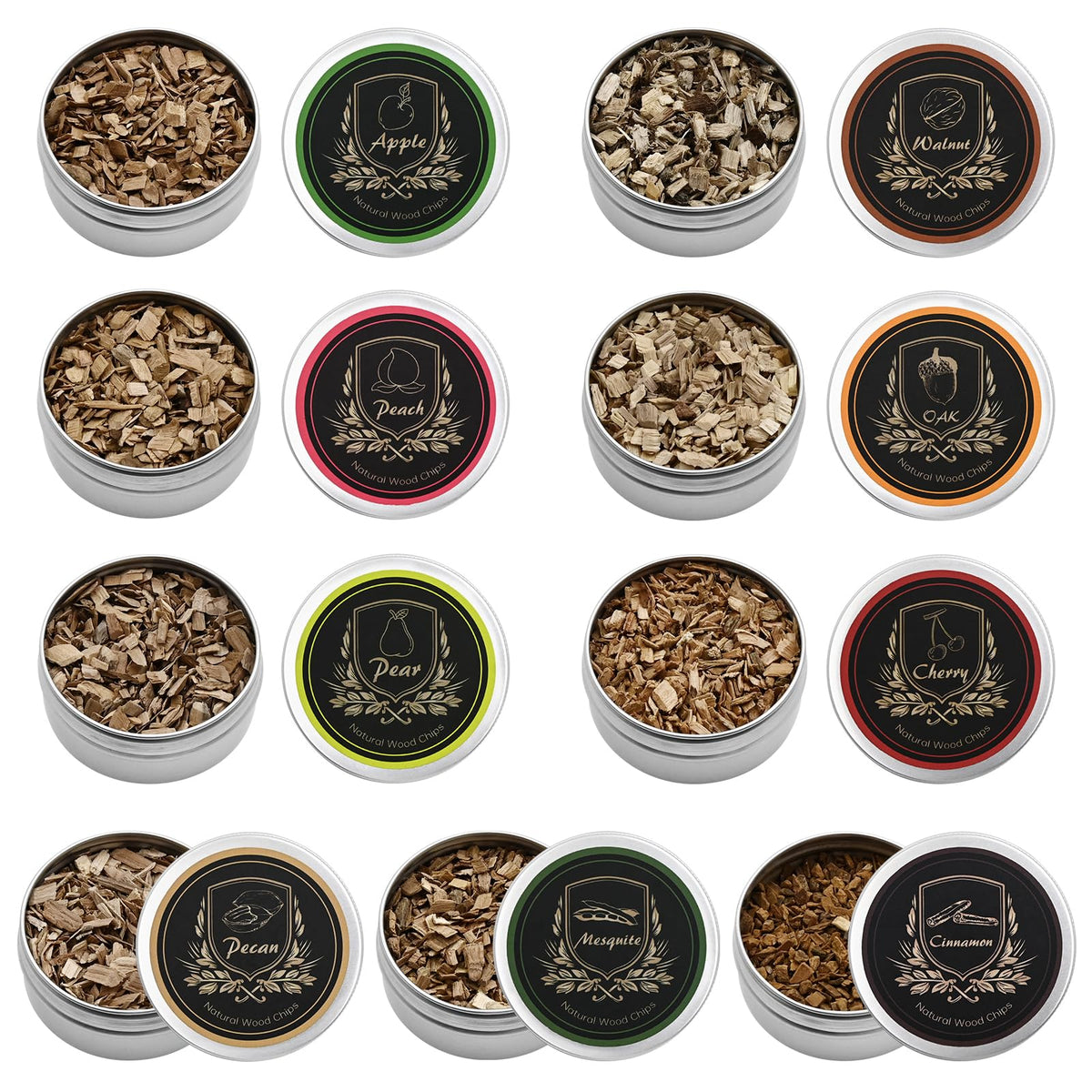 Micovay Cherry Wood chips provide bright smoke for cocktails and seafood.