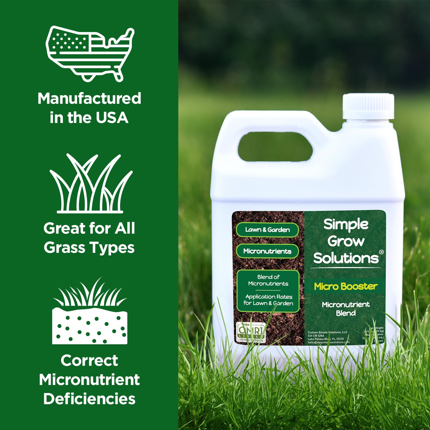 Micro Booster leaf nutrition closeup highlights essential micronutrients at work.