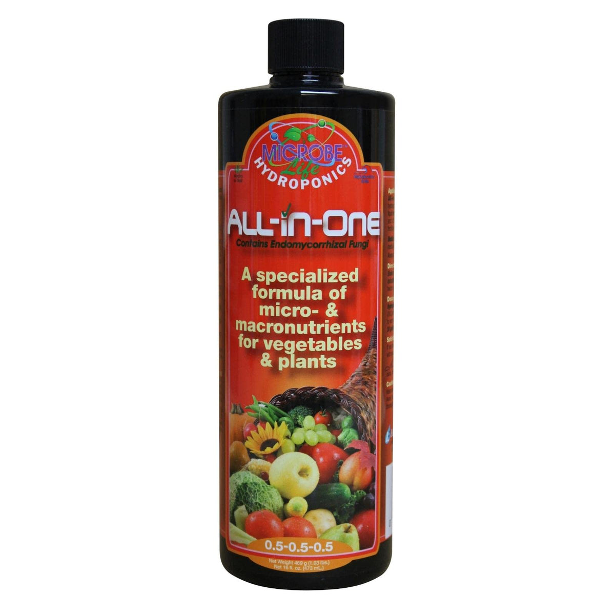 Microbe Life Hydroponics All-In-One bottle pour supports easier dosing and stronger root development
