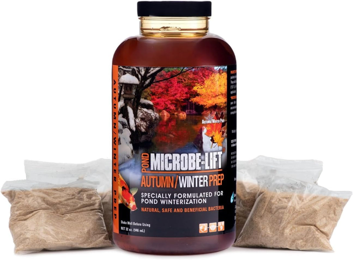 MICROBE-LIFT AUTPREP leaf breakdown for a cleaner pond and healthier winter prep