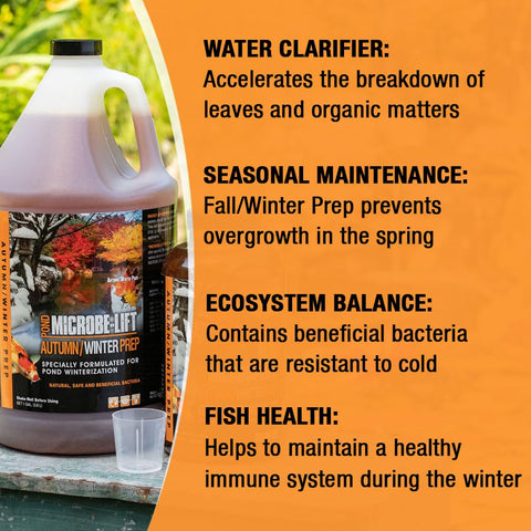 AUTPREP two-part system provides convenient, effective debris breakdown for ponds